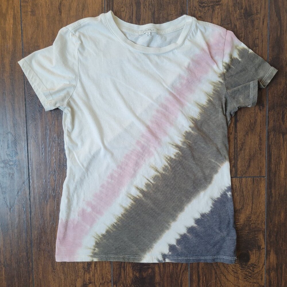 Z Supply Neutral Tie Dye Tee size small